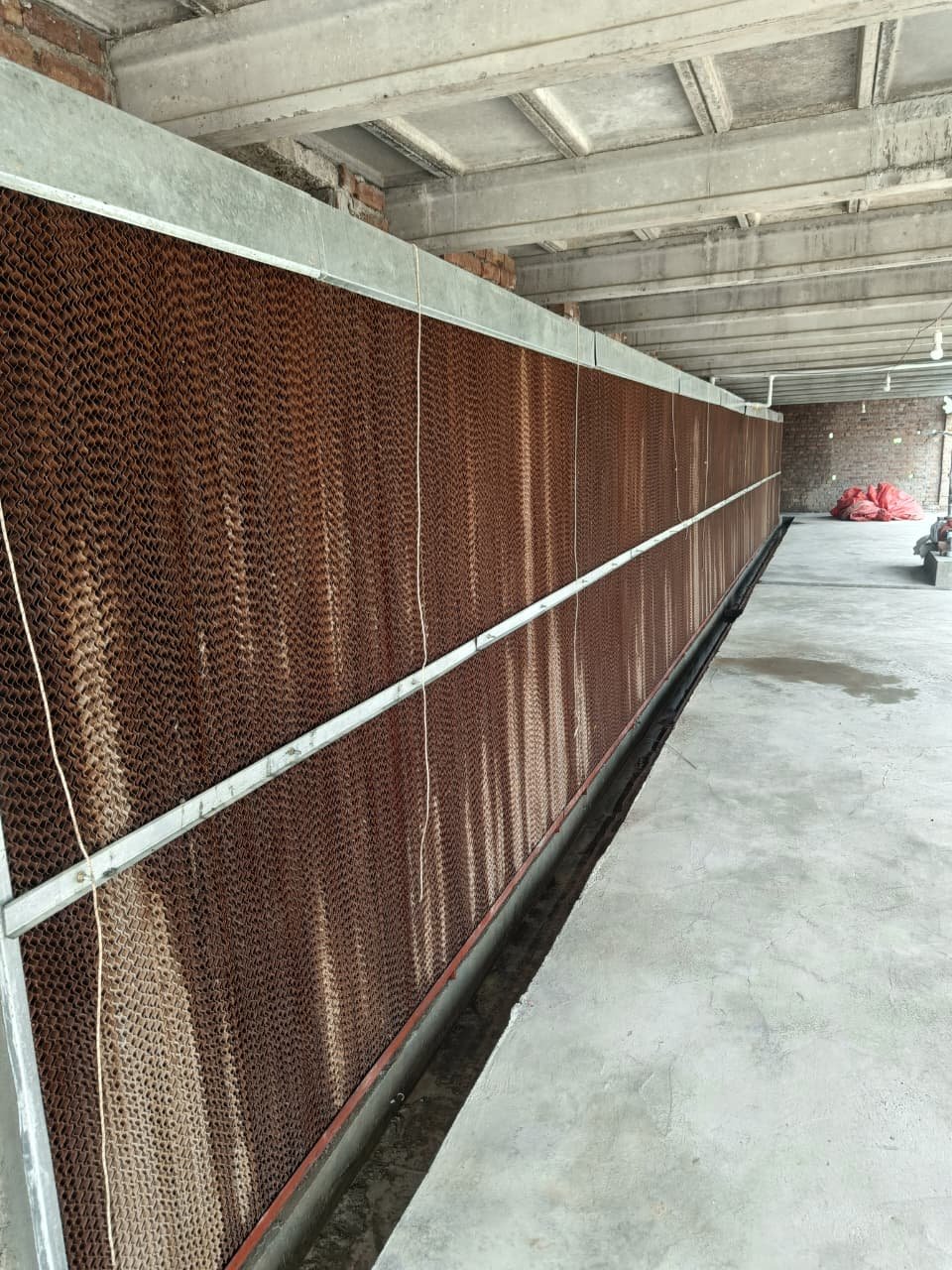 Modern poultry house interior